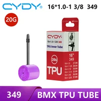 Cámara de tubo interior de bicicleta CYDY TPU 16 ”349 16x1,0,1 1/8, 1,1, 1 1/4, 1,4,1 3/8 válvula Presta neumático de bicicleta BMX pneu neumático de ciclismo