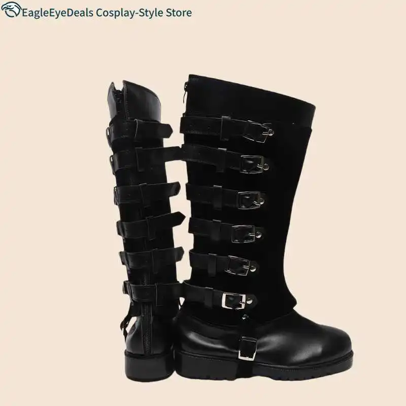 أحذية Game Cry 5 Virgil التأثيرية مع زيادة الشيطان قد ميزة الملحقات للأحذية المصنوعة حسب الطلب وشعر مستعار