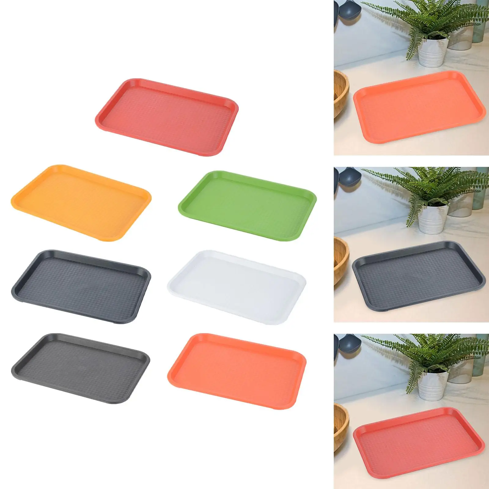 Serving Tray Platter Party Bathroom Vanity Snacks Meals Bathroom Multipurpose Office Sturdy Bathroom Vanity Tray Cosmetics Tray