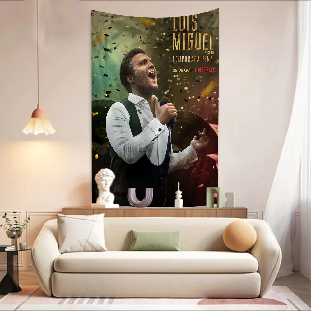 Luis Miguel Tapestry Anime Tapestry Hanging Tarot Hippie Wall Rugs Dorm Wall Hanging Sheets Anime Posters