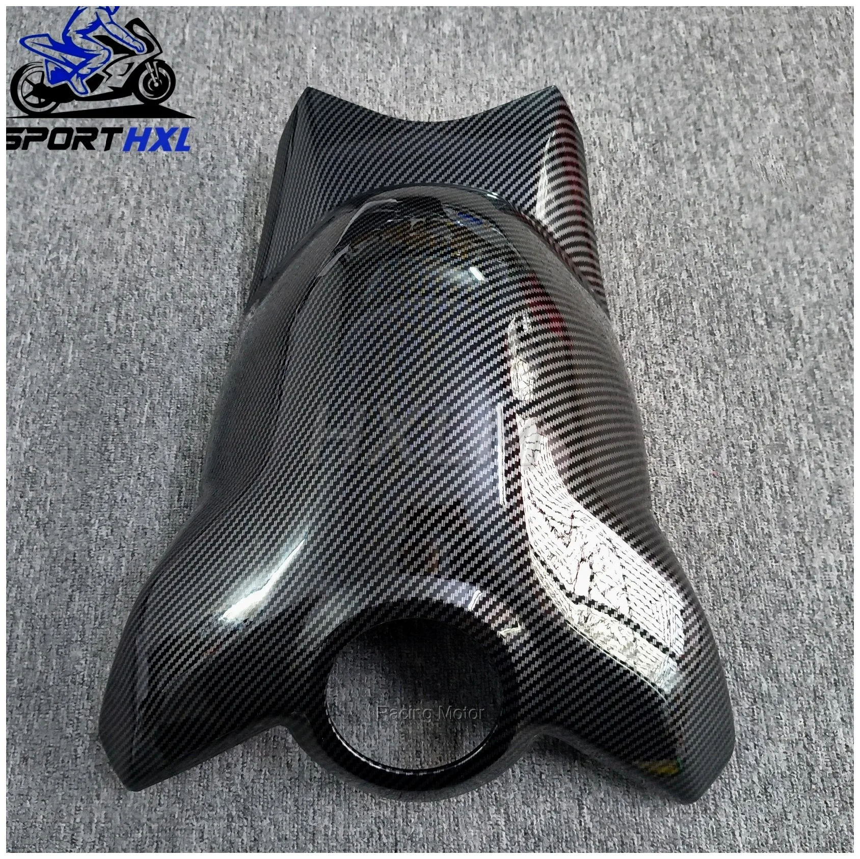 Motorcycle Fairing Body Kit - For DUCATI V4S V4R V4 Fuel Tank Cover Fairing Shell ABS Plastic Carbon Painted VS4 V4 R 3