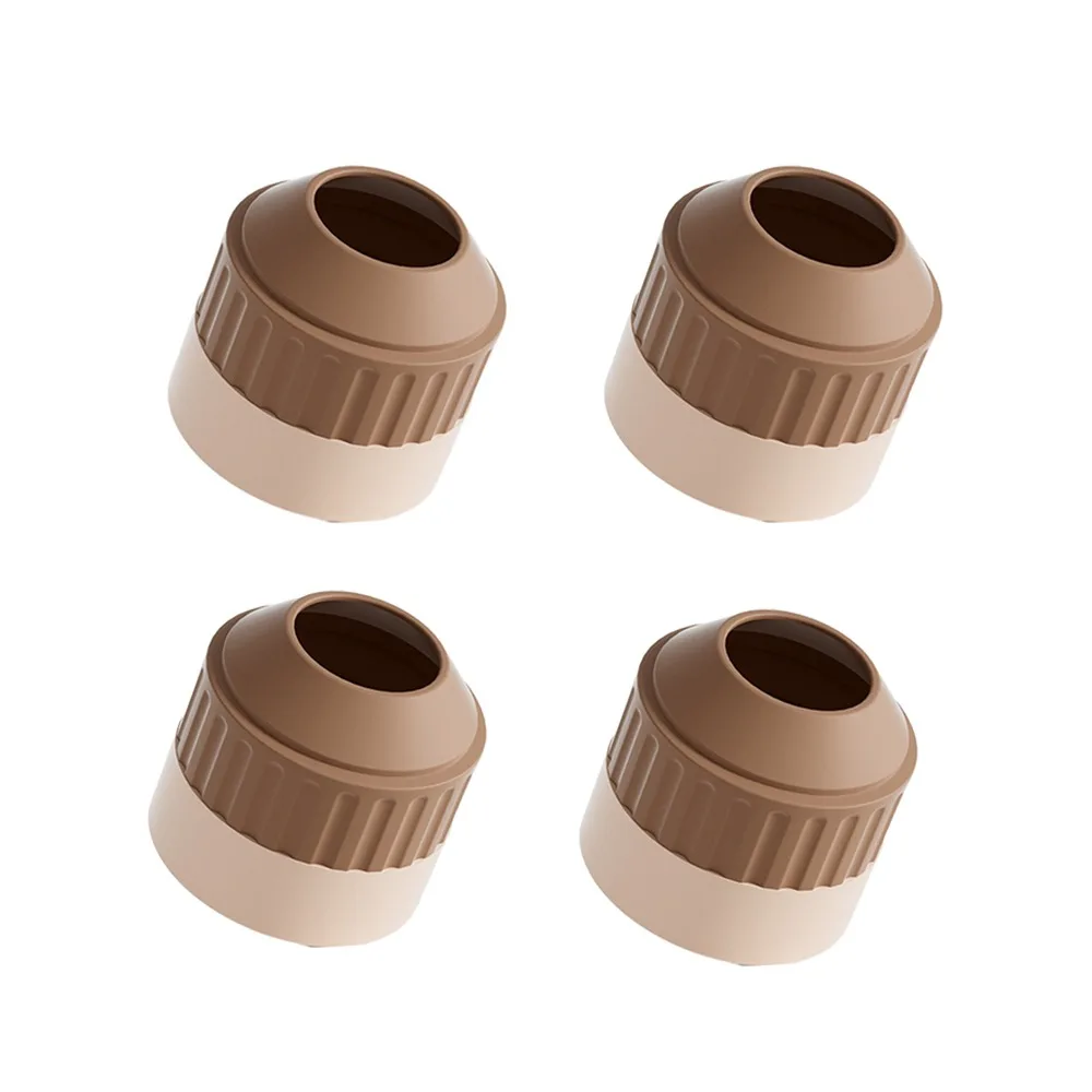 

4Pcs Silicone Stove Knob Non-slip Covers Customizable Heat-Resistant Round Knob Protectors Comfortable Anti-deformation