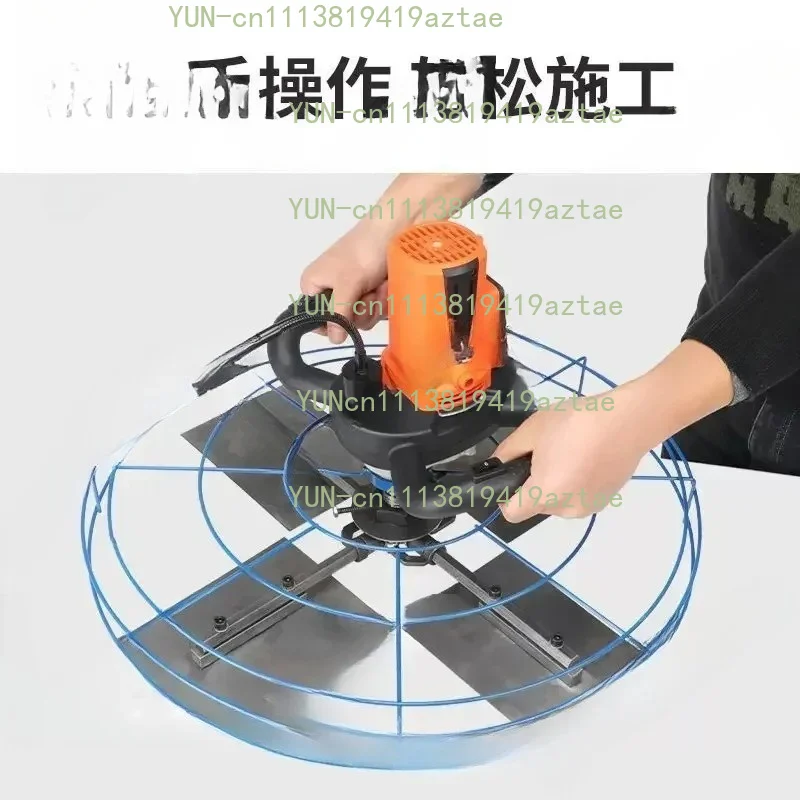 Hand Push Electric Concrete Floor Polisher, Cement Pavement Grinding & Smoothing Machine for Construction Sites