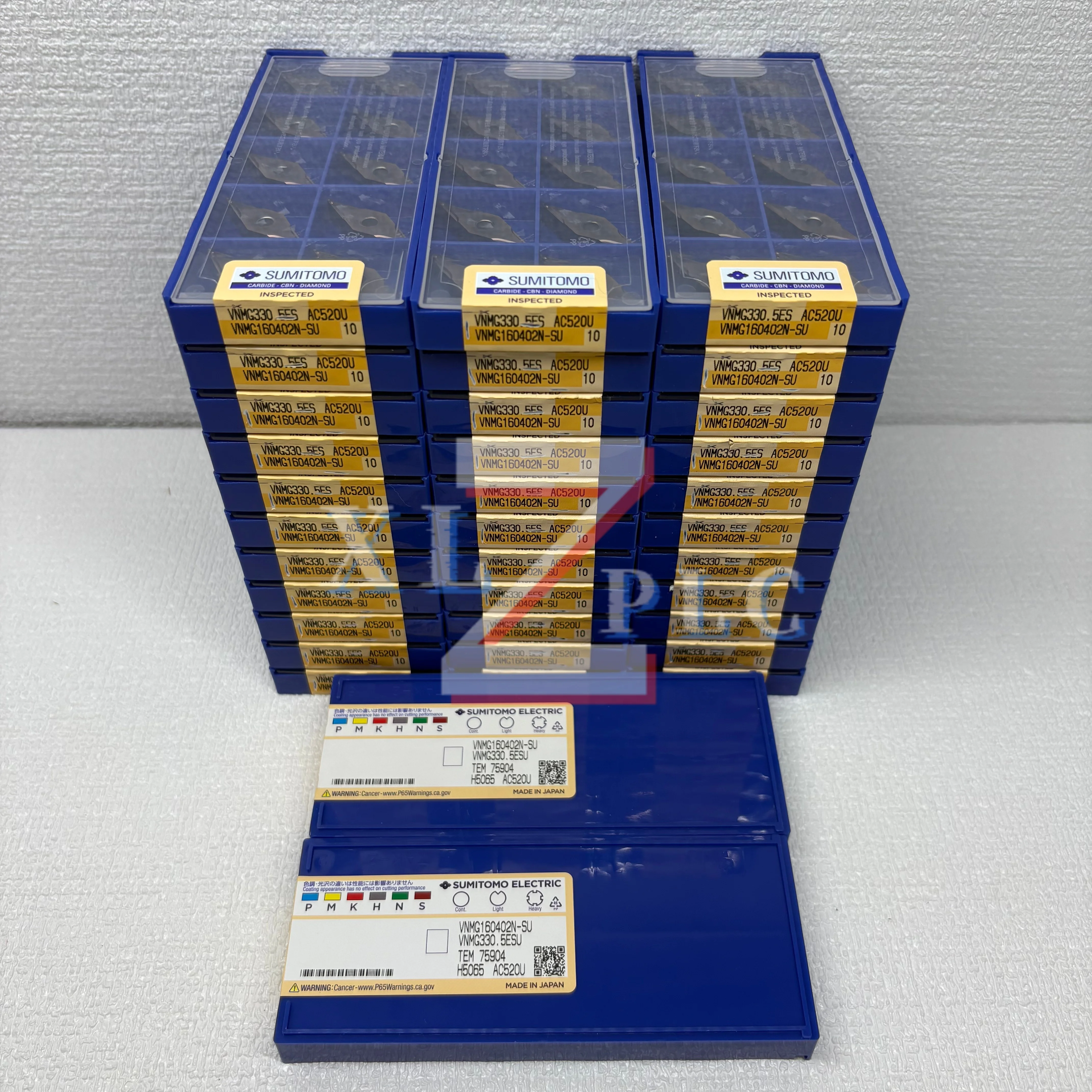 

Новые оригинальные вставки с ЧПУ VNMG160402N-SU AC520U, 10 шт.