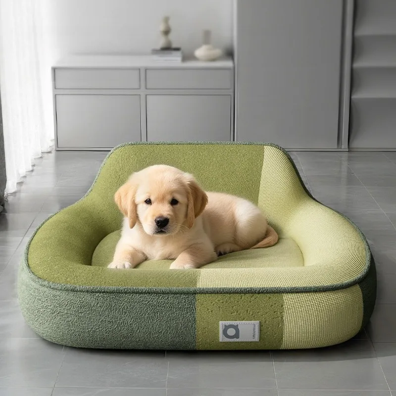 

Four Seasons Dog Beds Thickened Dog Sofa Bed Small Medium Large Dogs Sleeping Mat Bed Winter Warm Short Plush Puppy Cat Nest