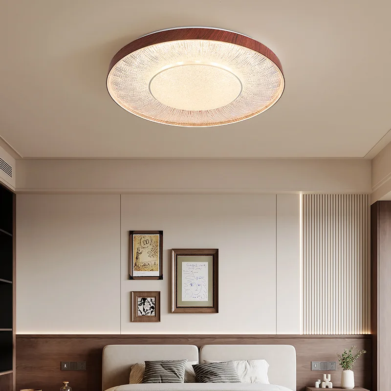 Retro Rotundity Acrylic LED Ceiling Lamps Designer Minimalist Art Lighting Fixture Bedroom Study Hotel Restaurant Interior Decor