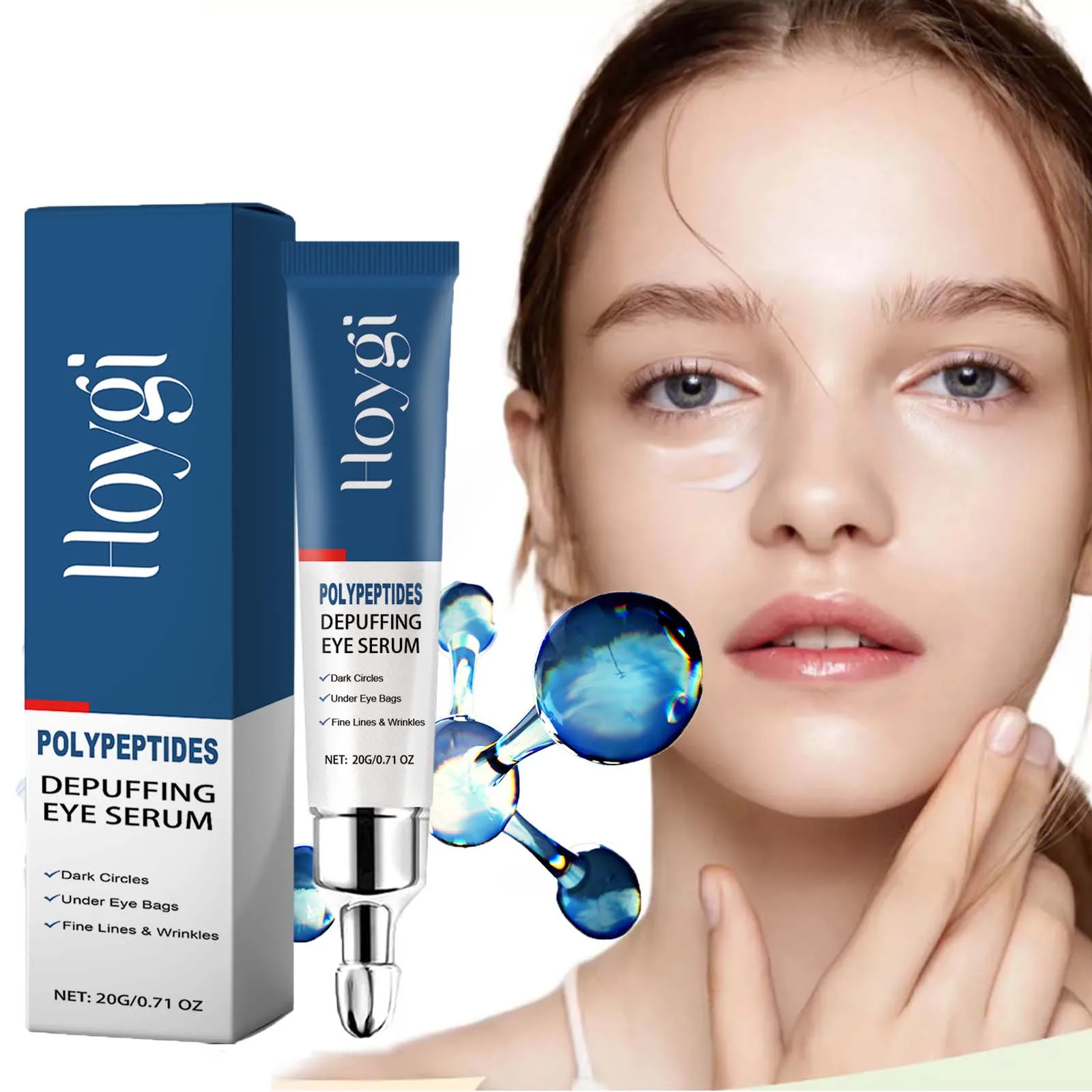 

Moisturizing Eye Serum Remove Dark Circle Reduce Eye Bags Anti Puffiness Firming & Smoothing Lightening Fine Lines Eye Essence