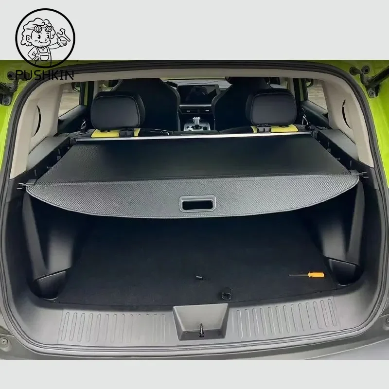 For HAVAL H3 2024 2025 Car Rear Trunk Curtain Cover Rear Rack Partition Shelter Canvas Storage Decoration Accessories