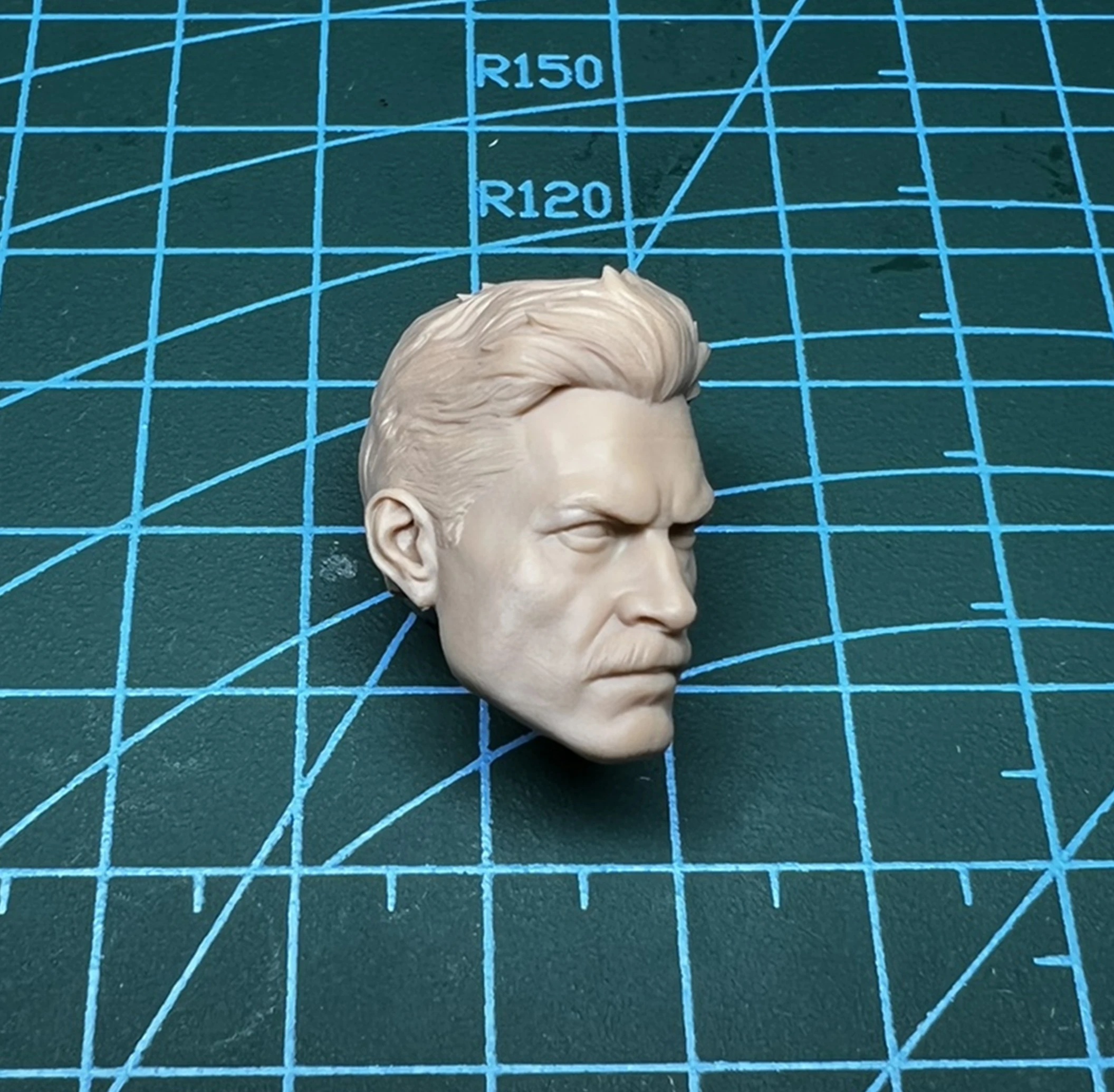 1/12 Mezco Size Vtoys Nolan Grayson Omni-Man Head Sculpt Model Unpainted Version