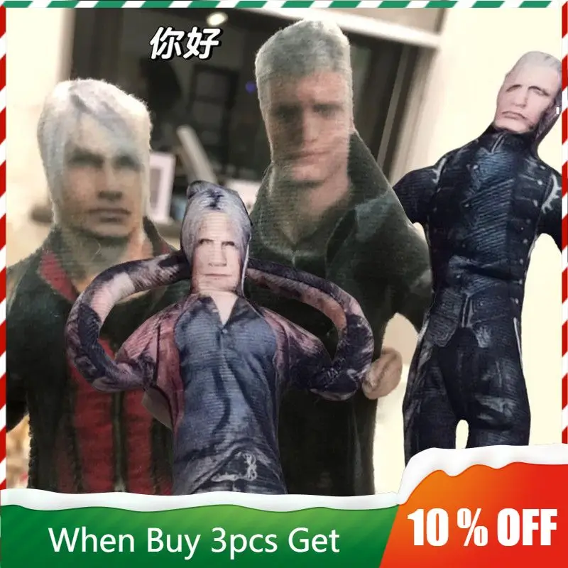 

Vergil Abstract Twisted Doll Game Peripherals Dante DIY Decompress Twisted Ugly Plush Dolls Nero Funny Toys Gifts