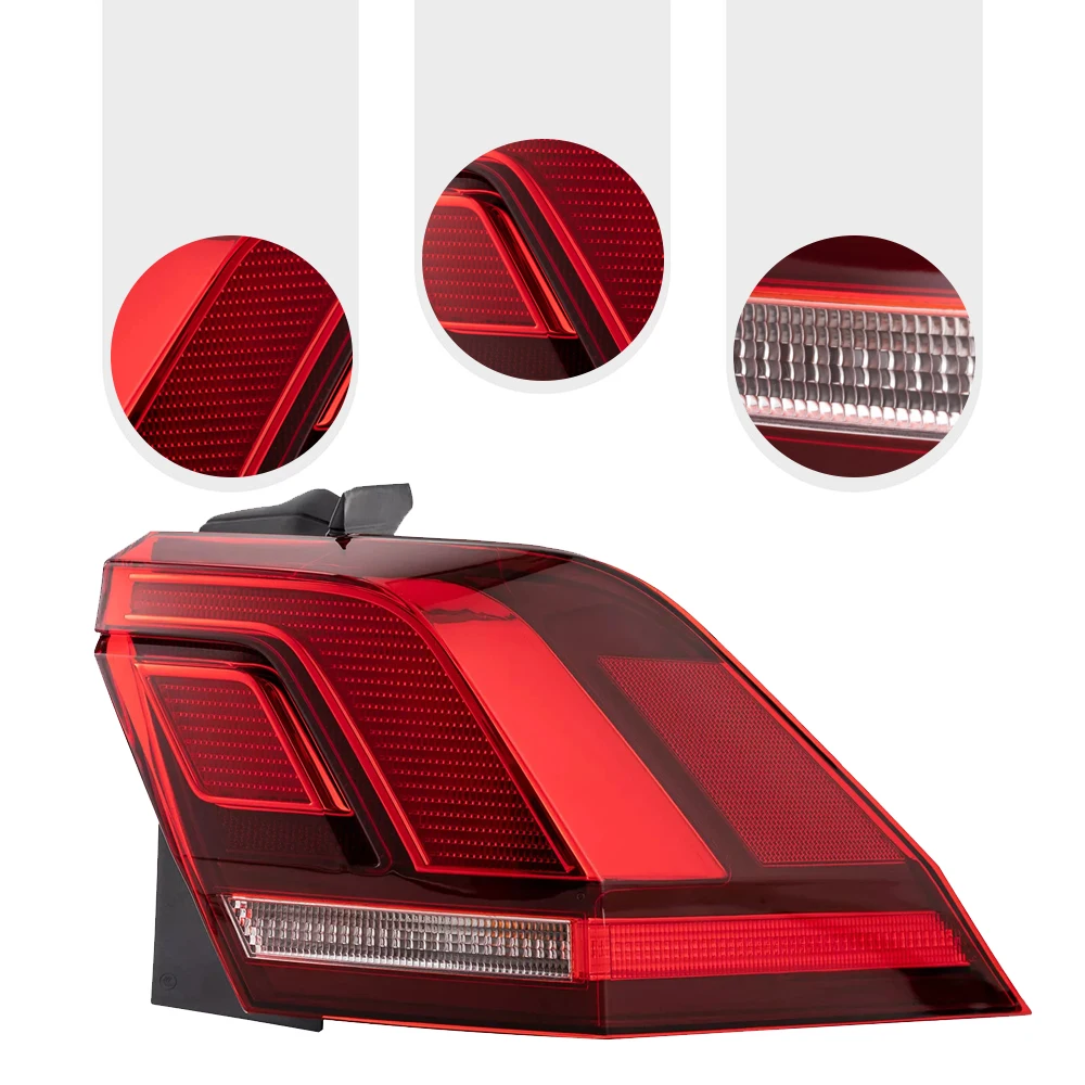 Left/Right Side Tail Lamp For Volkswagen Tiguan L 2017 2018 2019 2020 2021 Rear Tail Light Brake Lamp with