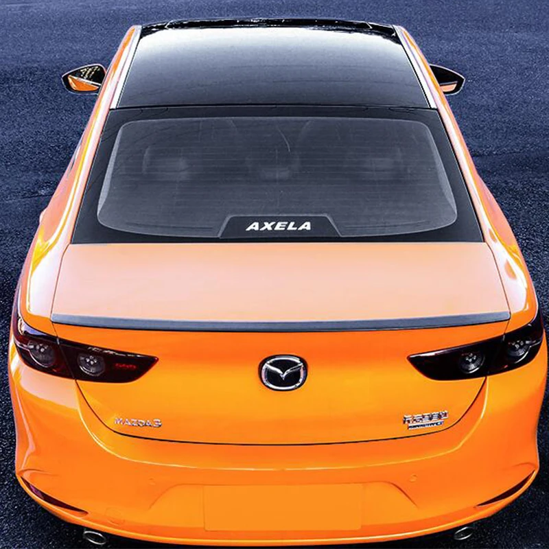 Auto Spoiler Accessories For Mazda 3 Sedan/2019-2022 CAR Trunk Small Tail Wing  Decorative Automobile Styling Body Kit