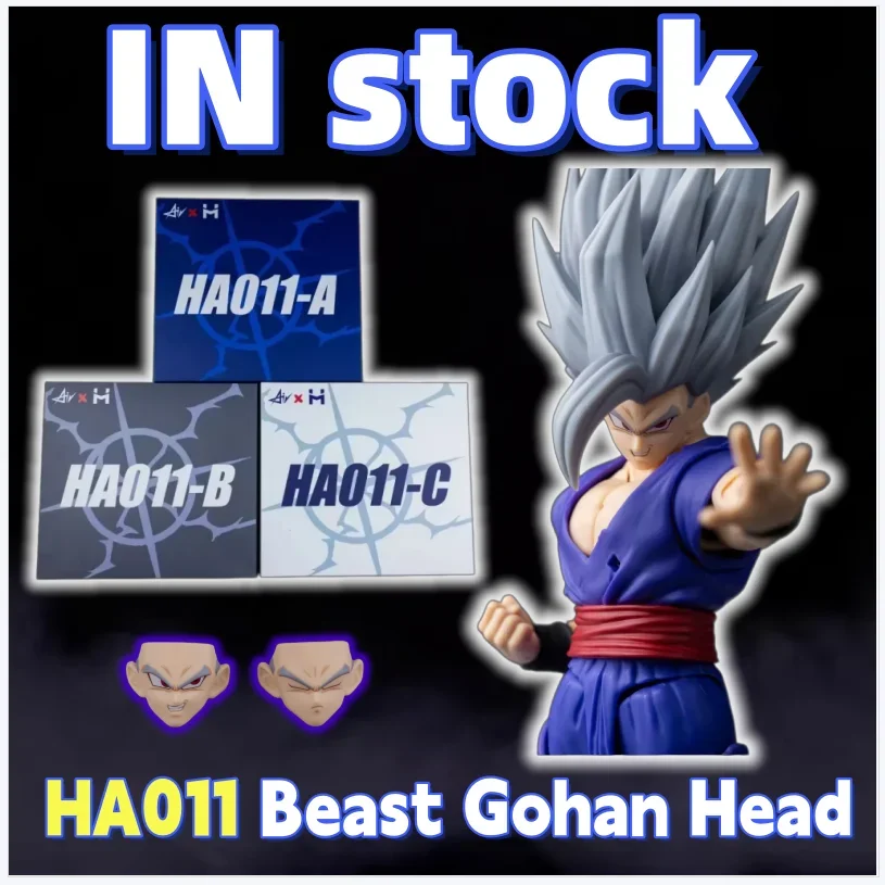 

Hot New IN stock HM New Product HA011 Beast Gohan Head Carving Accessories Bag Figure Accessories movable Model