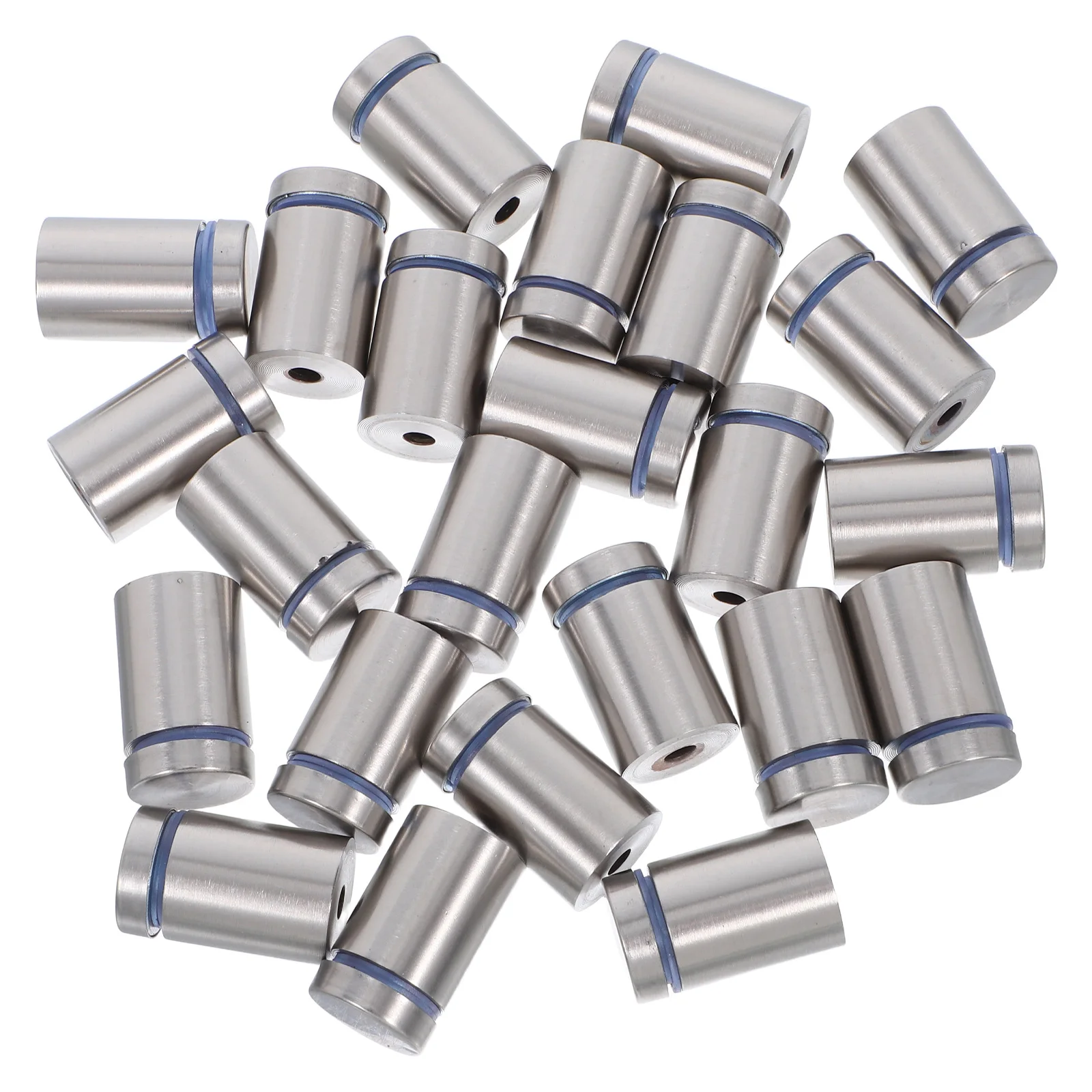 

32Pcs Stainless Steel Advertising Nails Wall Glass Acrylic Mounting Hardware For Poster Signage Board Holders
