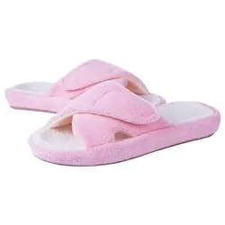 Bebealy-Zapatillas planas para mujer, chanclas suaves de Interior para el hogar, zapatillas de verano con soporte de arco, zapatos de dormitorio cómodos con punta abierta