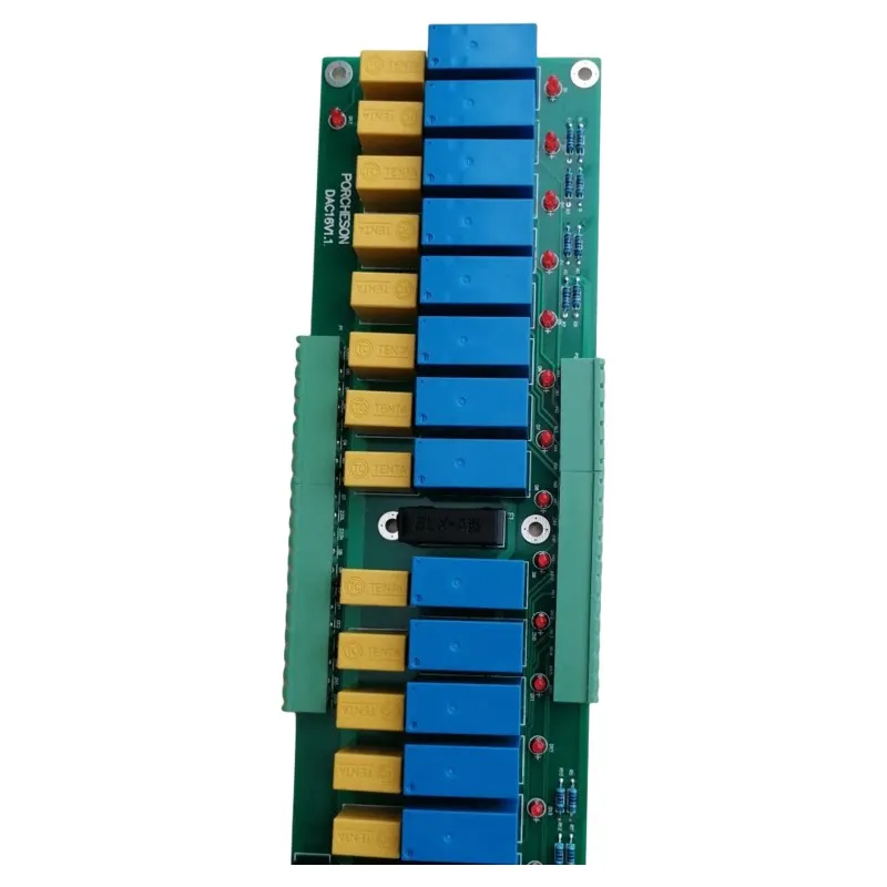 Relay board, Gitz Computer conversion board, 16-bit driver board, DAC16V1.1 board