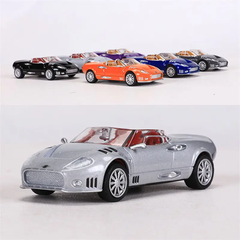 1:64 Spykers C12 Alloy Roadster Sports Car Model Diecasts Metal Classic Car Vehicles Model Simulation Miniature Scale Kids Gifts