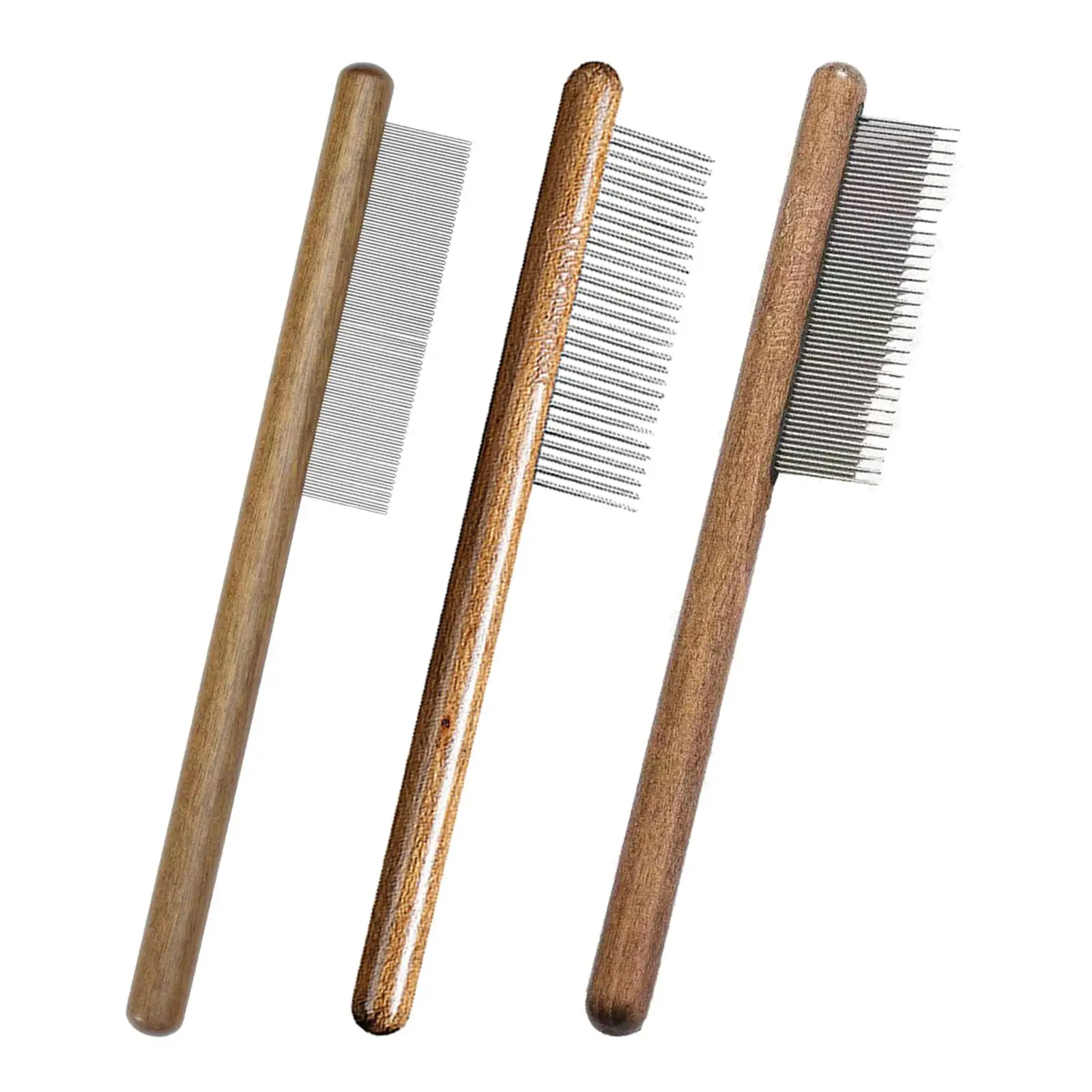 Wood Pet Comb Cat Grooming Tool Kitten Trimming Deshedding Comb Brush Accessories for Small Pets Cats Rabbits Hair Supplies