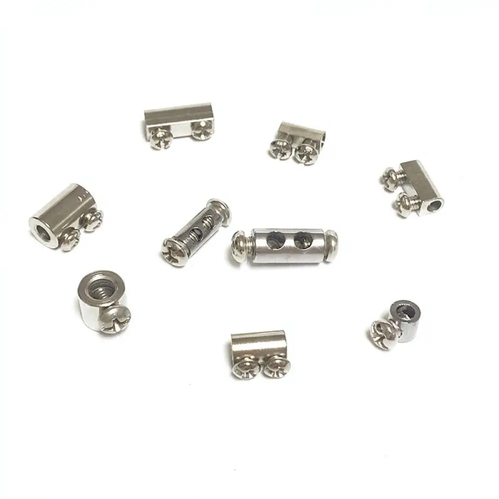 Steel Wire Rope Fastener Dual Hole Cable Lock Adjustable Tensioner Clamp For Industrial Rigging And Hanging Installation