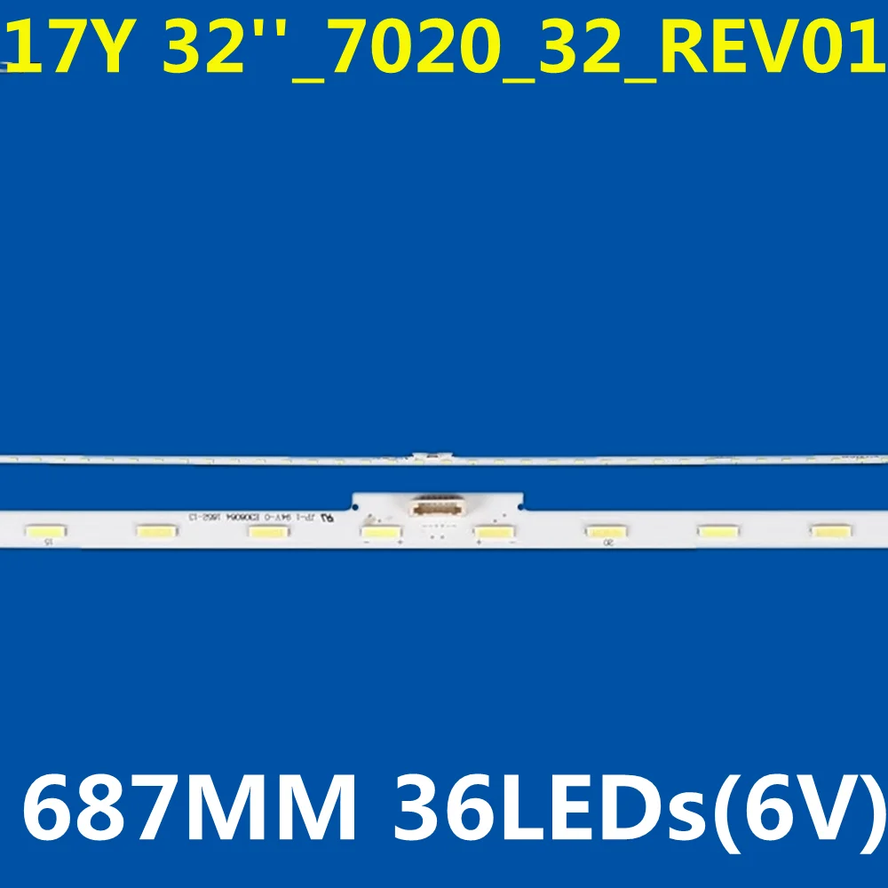 30PCS 686MM LED Backlight Strip for 17Y 32''_7020_32_REV01_170316 KDL-32WE610 KDL-32WE613 KDL-32WE615 KDL-32RE403 KDL-32W660E
