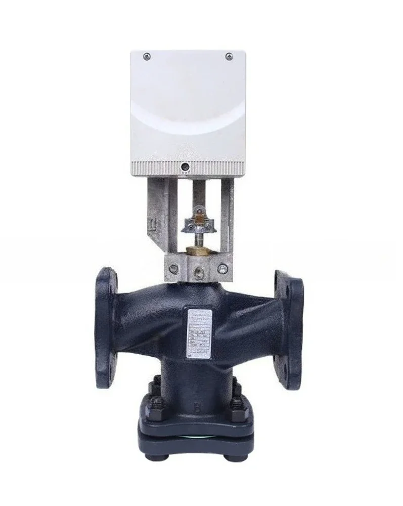 2 Way Electric Control Valve Assembly VVF47.50 With  Actuator For HVAC Temperature Regulation