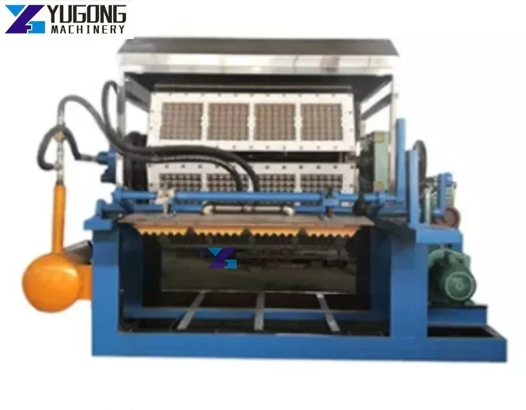 High Quality Automatic 1000 Pcs/h Small Paper Pulp Molding Egg Carton Egg Tray Making Machine Production Line