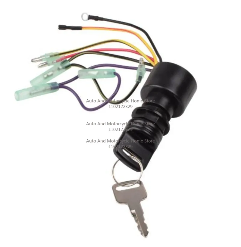 Boat Ignition Key Switch Fittings For Mercury Outboard Motors 3 Pos 87-17009A5 Engine Ignition Key Switch Replacement Boat Parts