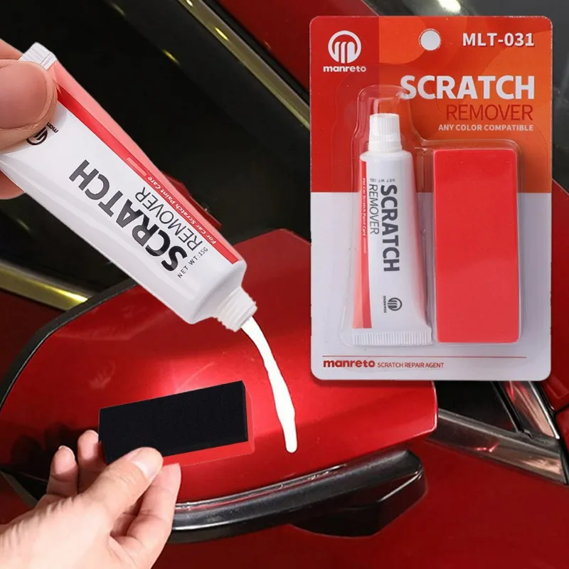 

Car Polishing Paste Waxing Sponge Kit Car Scratch Repair Tool Auto Body Paint Care Abrasive Agent Scratch Removal Grinding Agent