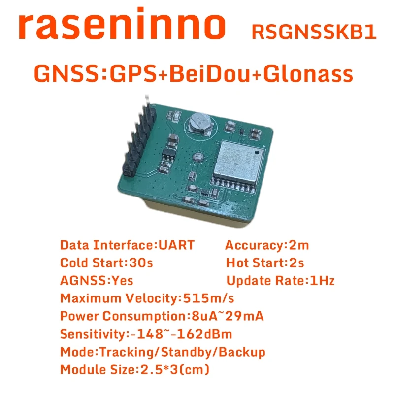 وحدة تحديد المواقع raseninno GNSS GPS GLONAS RSGNSSKB1 FPV خارج التحكم في الإنقاذ طائرات بدون طيار ذات أجنحة ثابتة هوائي سيراميك NMEA #4
