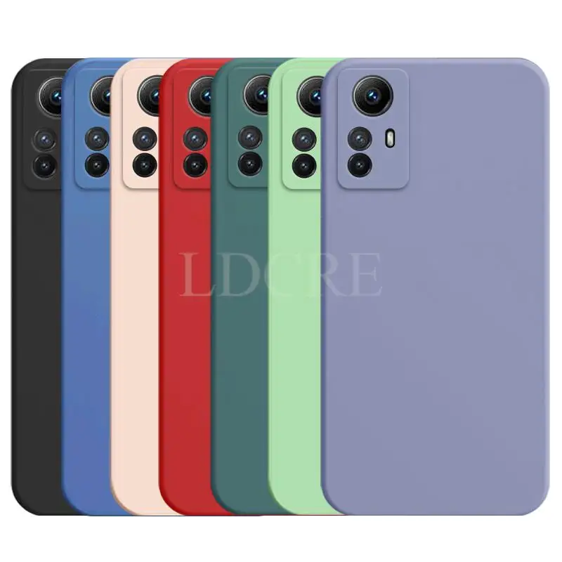 

For Xiaomi Redmi Note 12S Case Liquid Silicone Coque Redmi Note 12S Cover TPU Fundas Protective Case Redmi Note 12S Cover