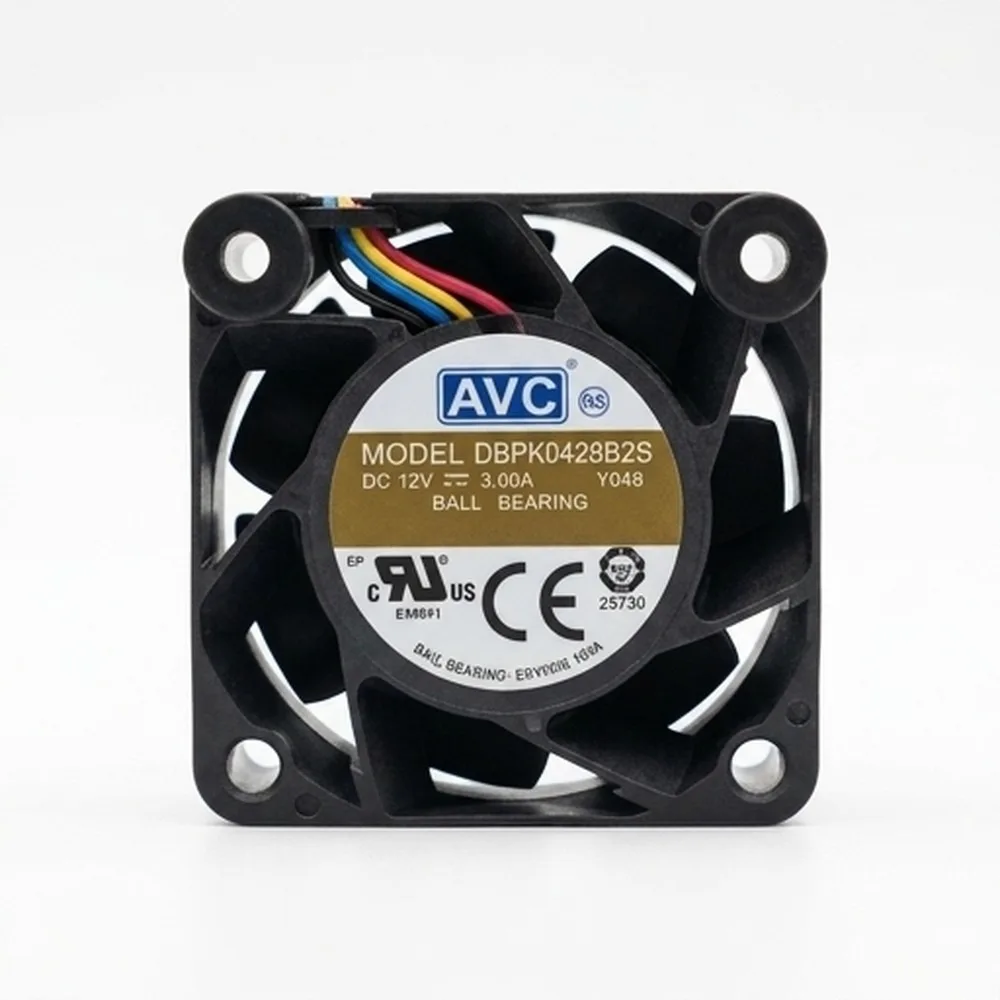

For AVC DBPK0428B2S 4028 DC12V 3.00A 4CM 4-Wire PWM Speed Control Cooling Fan