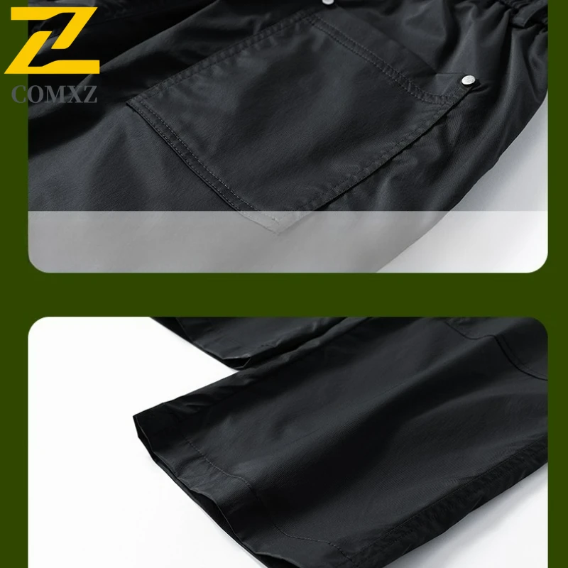 New Men's Cargo Pants Autumn Lightweight Mountain Camping Trousers Loose Active Mobility  Wrinkle Free Outdoor Essential Pants