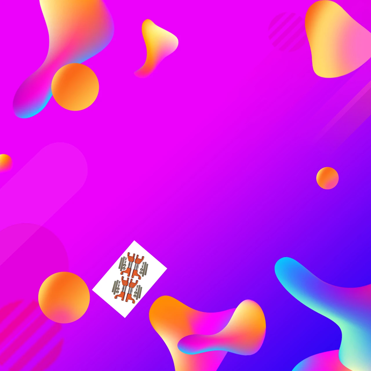 Zestaw wsporników GPM ze stali i aluminium do TRAXXAS z ulepszonymi przednimi i tylnymi górnymi wahaczami do ciężarówki RC