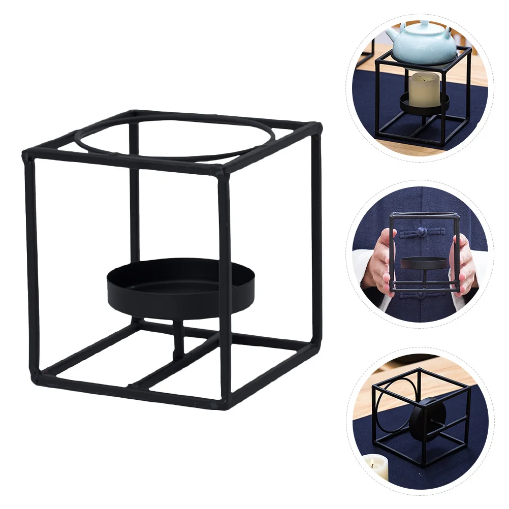 

1Pcs Iron Art Teapot Heating Rack Multi-Purpose Tea Warmer Tea Heater Suitable for Home Office Hotel Teapot Warmer