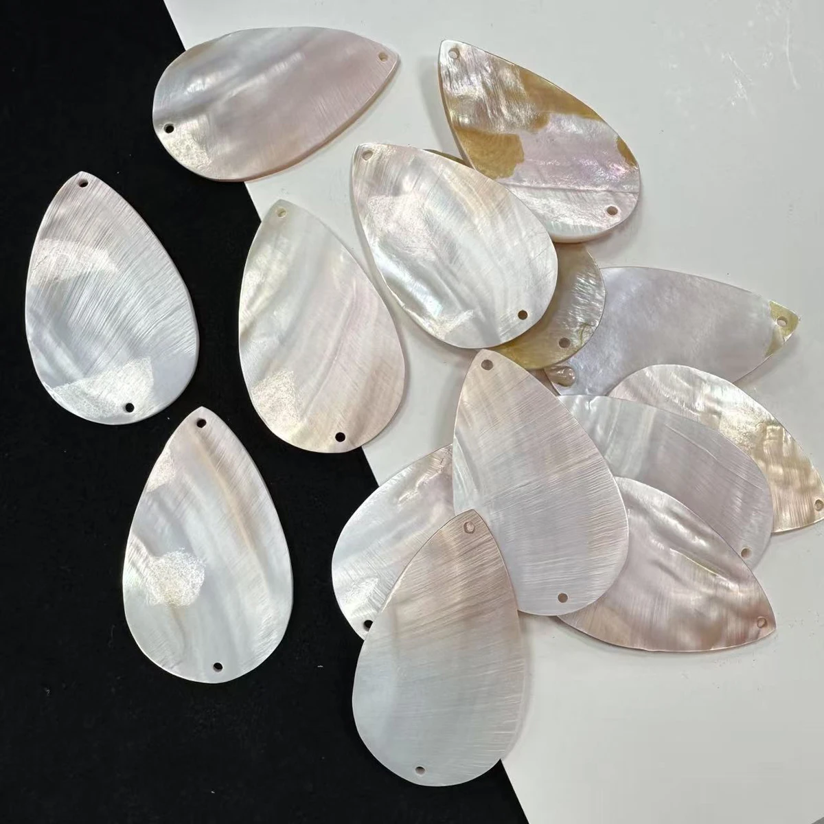 

5Pcs DIY Loose Pendant The Mother Of Pearl Shell Pendant Connector For Jewelry Making DIY Earring Necklace Tassel Accessory