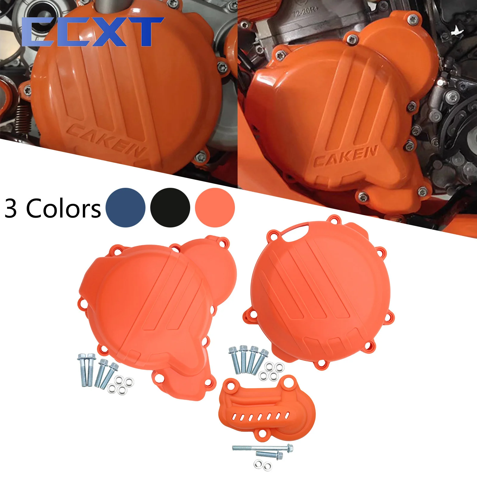 Motocross Clutch Guard Engine Ignition Protector Water Pump Cover For KTM SX XC EXC XCW For Husqvarna TC TX TE Motorcycle Parts