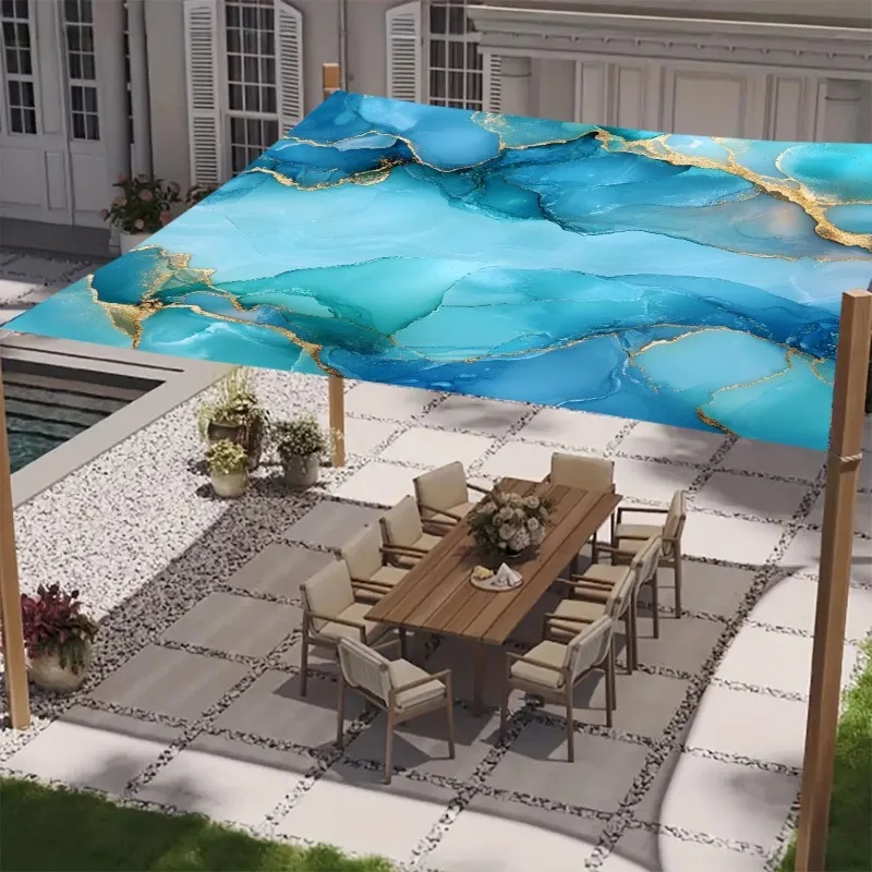 Foldable Camping Sun Shade Canopy Sun Protection Beach Tent Waterproof Windproof Anti-UV Outdoor Shelter for Backyard Travel