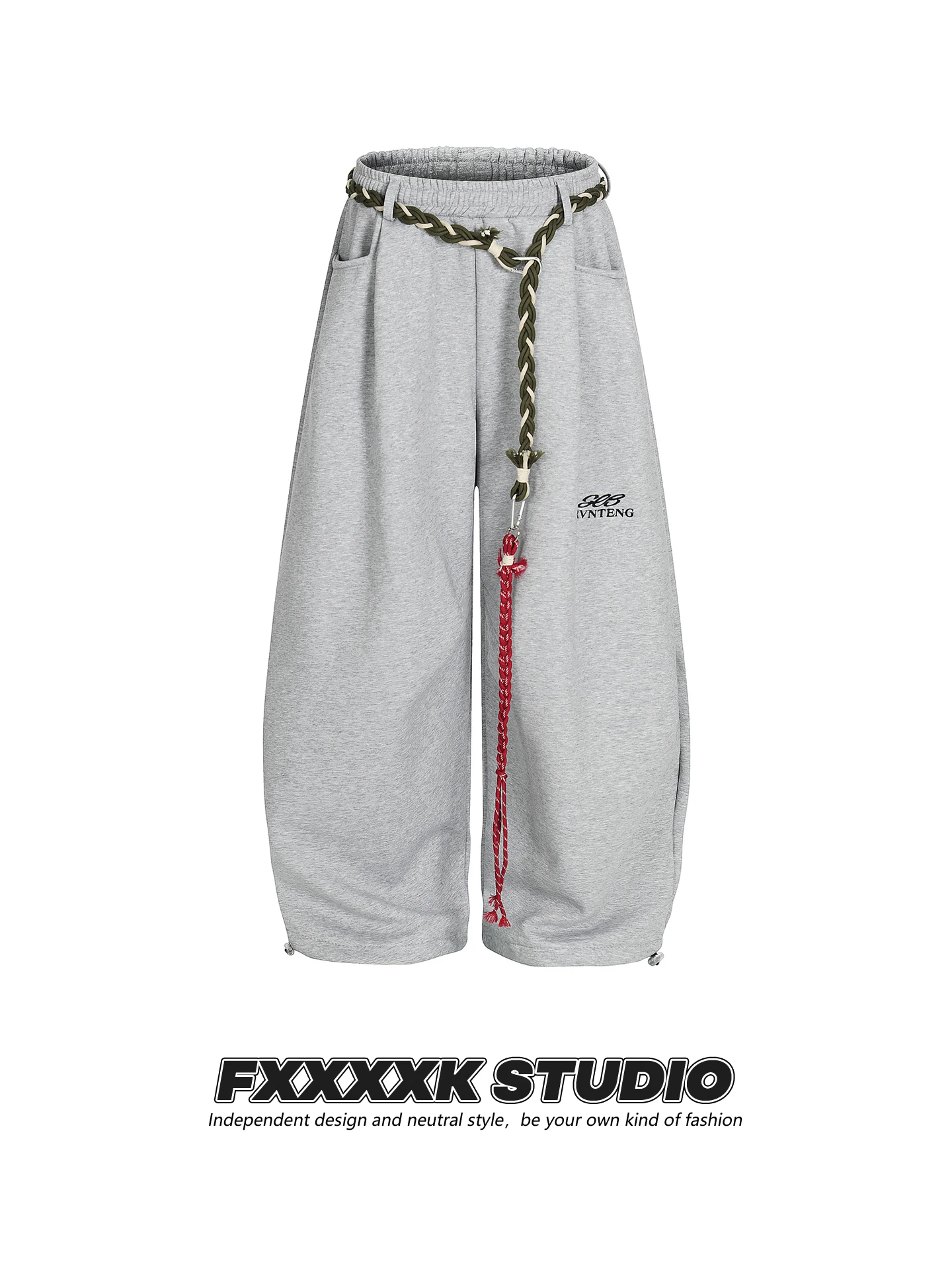 

Мужские брюки FXK в стиле ретро, американские, модные, с завязками на талии, широкие, свободного кроя, для джазовых танцев, повседневные