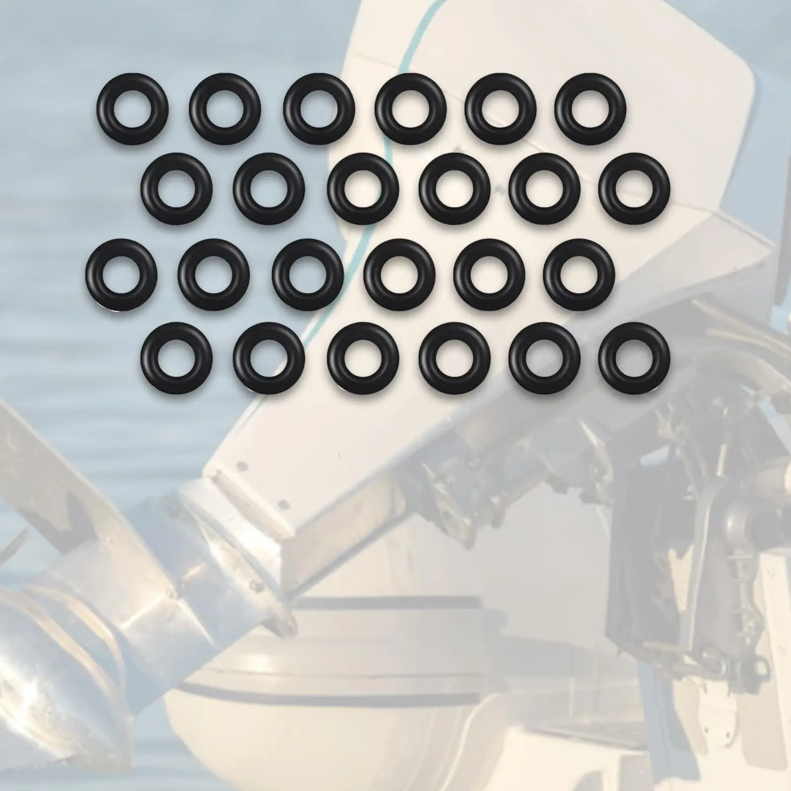 24 Pieces Fuel Pipe O Ring 0335362 Rubber Accessories Sturdy Easy to Install Premium for Carbureted Motors for