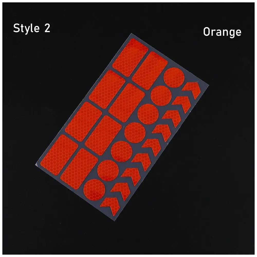 

Styles Fluorescent Night Safty Warning Wheel Rim Sticker Film Decal Tape Motorcycle Bicycle Reflector Bike Reflective Stickers