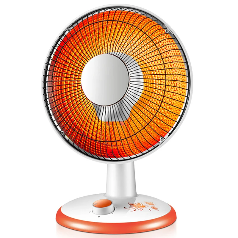600W Small Solar Heater Household Electric Energy-saving Heating Heater's Bathroom Office Students Winter Heater