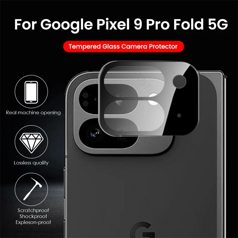 3D Curved Camera Protector Case For Google Pixel 9 Pro Fold 5G HD Lens Tempered Glass Cover on Pixle 9ProFold Pixel9ProFold 2024