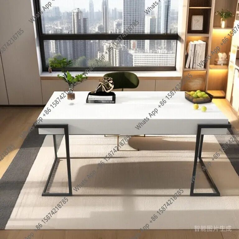 Rt Italian Minimalist Modern Desk Computer Table Makeup Table Study Desk Designer Style Fashion