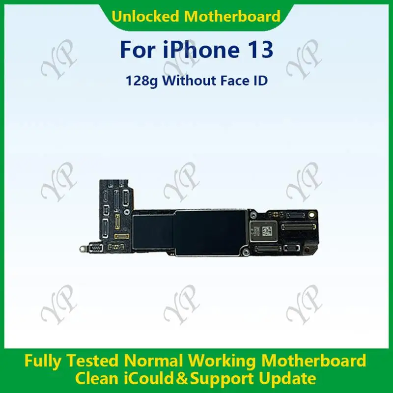 New! Fully Tested Authentic Motherboard For iPhone 13 Pro Max 128g/256g Unlocked Mainboard With Face ID Cleaned iCloud Fast