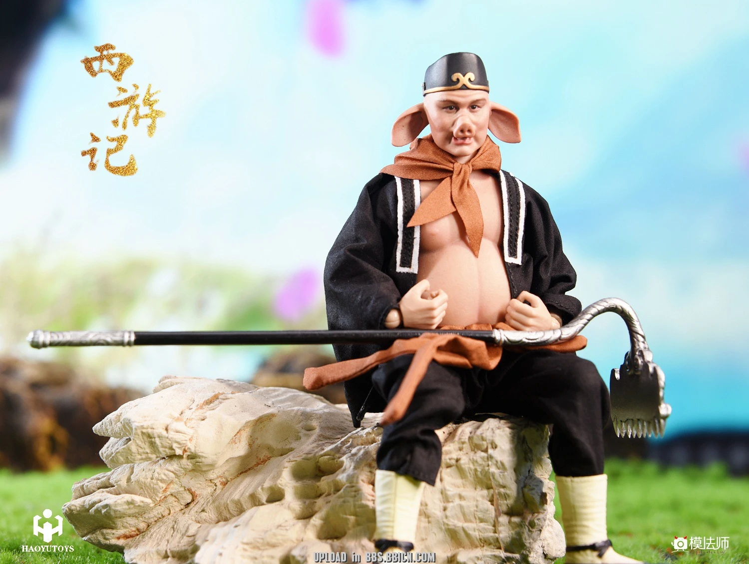 HAOYUTOYS 1/12 H22027 Journey to the West Zhu Bajie Pig Wuneng Action Figure 6inches Collection Model