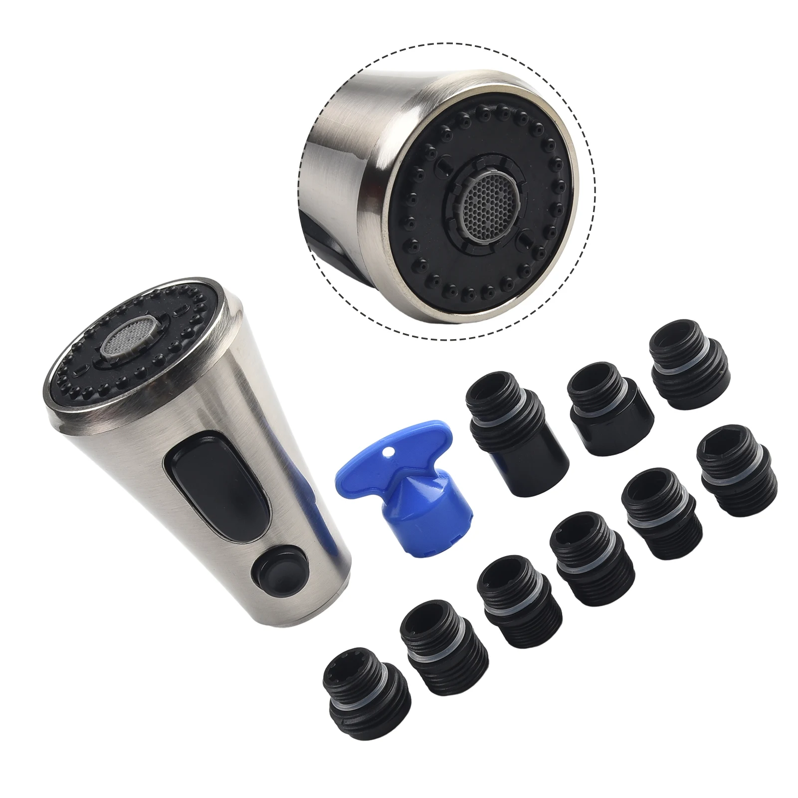 

G1/2 насадка для кухонного смесителя, выдвижная насадка для душа, распылитель, сменный смеситель для кухонной мойки, аксессуары для распылительной насадки для раковины