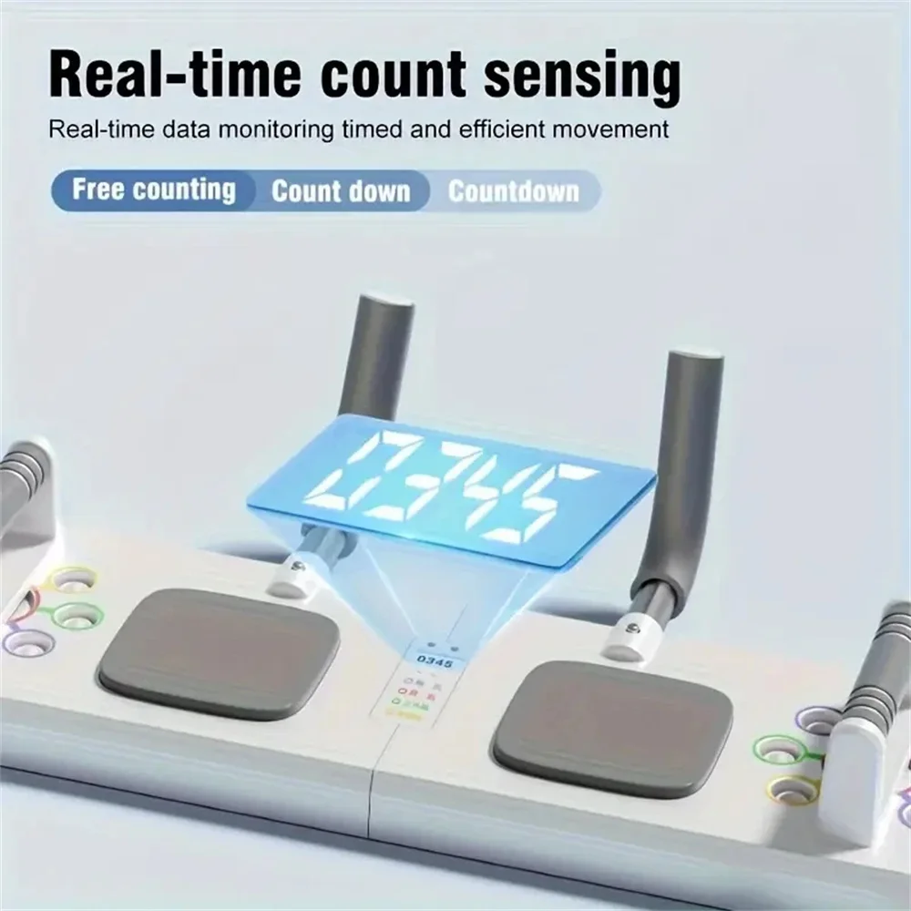 حامل رفع، مدرب دعم مسطح، الصدر والبطن متعدد الوظائف ثلاثة في واحد مع مؤقت معدات اللياقة البدنية المنزلية