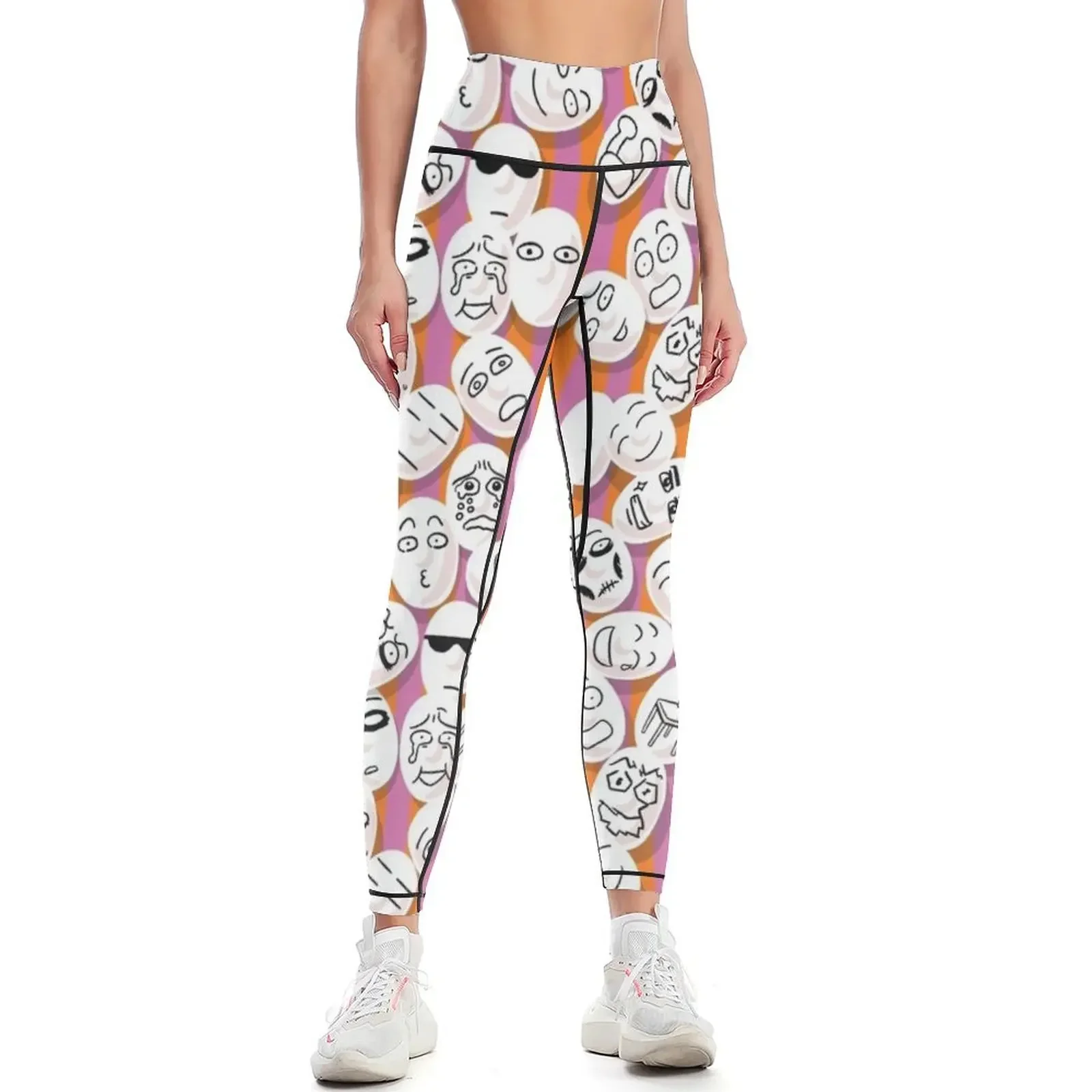 

Popee The Performer - Kedamono s Masks Leggings workout shorts Women's fitness sport legging for girls Womens Leggings