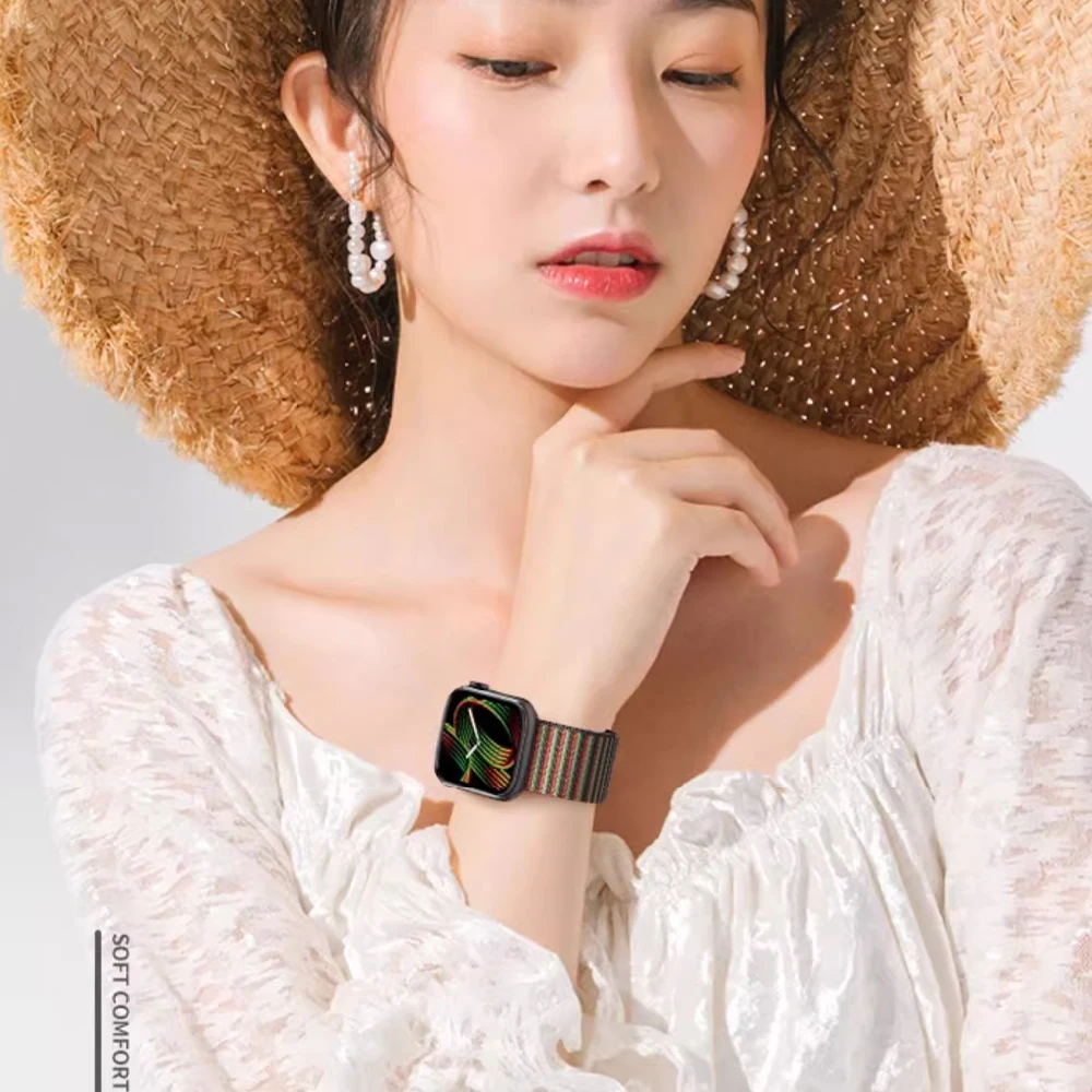 الأشرطة ل سوار ساعة أبل 46 مللي متر 42 مللي متر 45 مللي متر 44 49 مللي متر الرياضة حلقة الوحدة إيقاع سوار كوريا iWatch سلسلة 10 9 8 7 6 5 SE Ultra 2