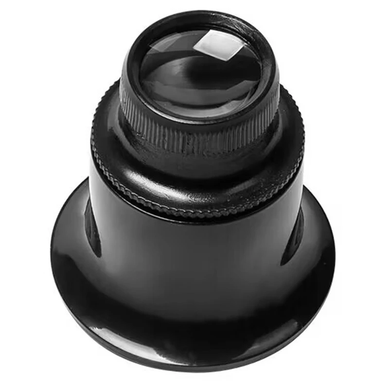 Jeweler Watch Magnifier Tool Portable Monocular Magnifying Glass Loupe Lens 5X 10X 15X 20X 30X For Eye Magnifier Lens